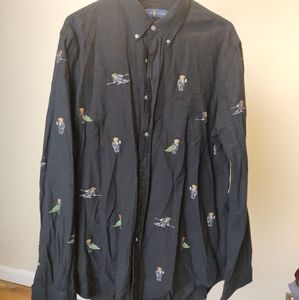 Ralph Lauren polo bear winter button down clothes